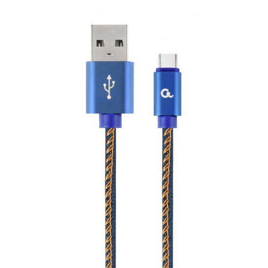 Cablexpert CC-USB2J-AMCM-2M-BL USB cable USB 2.0 USB A USB C Blue