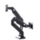 Gembird MA-DA2-03 monitor mount / stand 88.9 cm (35) Black Desk