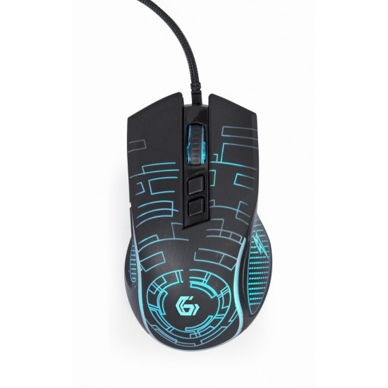 Gembird MUSG-RGB-01 mouse Right-hand USB Type-A 3600 DPI