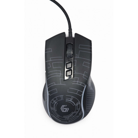 Gembird MUSG-RGB-01 mouse Right-hand USB Type-A 3600 DPI