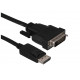 HL HL31914 video cable adapter 1 m DisplayPort DVI-I Black