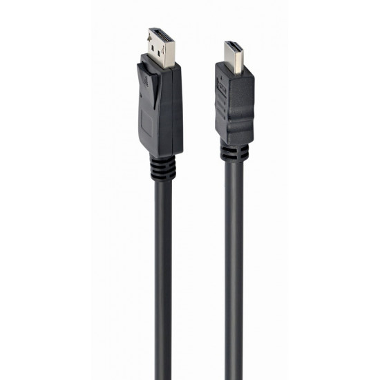 Gembird CC-DP-HDMI-5M DisplayPort to HDMI cable, 5m, black