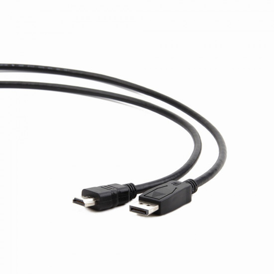 Gembird CC-DP-HDMI-5M DisplayPort to HDMI cable, 5m, black