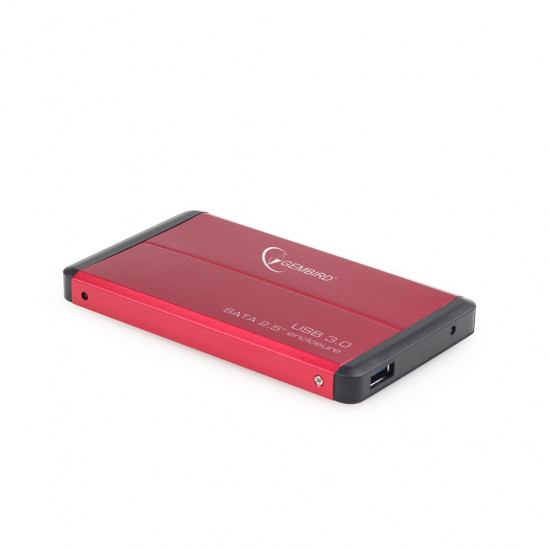 Gembird EE2-U3S-2-R storage drive enclosure 2.5 HDD enclosure Red