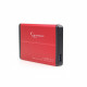 Gembird EE2-U3S-2-R storage drive enclosure 2.5 HDD enclosure Red