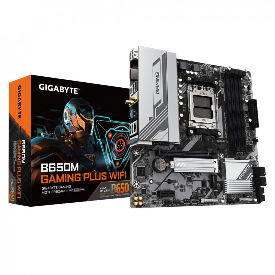 Mainboard|GIGABYTE|AMD B650|SAM5|Micro-ATX|Memory DDR5|Memory slots 4|1xPCI-Express 1x|1xPCI-Express 16x|1xM.2|1xHDMI|2xDisplayPort|2xUSB 2.0|3xUSB 3.2|1xUSB-C|1xPS/2|B650MGAMINGPLUSWF1.1