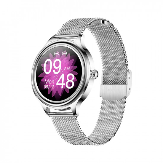 Kumi K3 silver smartwatch