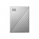 WD My Passport Ultra 4TB Silver USB-C/USB3.0 HDD 2.5inch Metal finish RTL portable extern