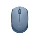 LOGITECH M171 Mouse right and left-handed optical 3 buttons wireless 2.4 GHz USB wireless receiver blue/grey