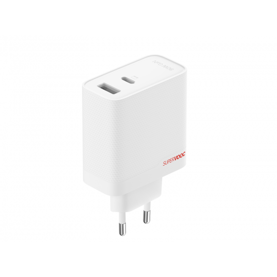 OnePlus 80W Power Adapter Type-C + Type-A)