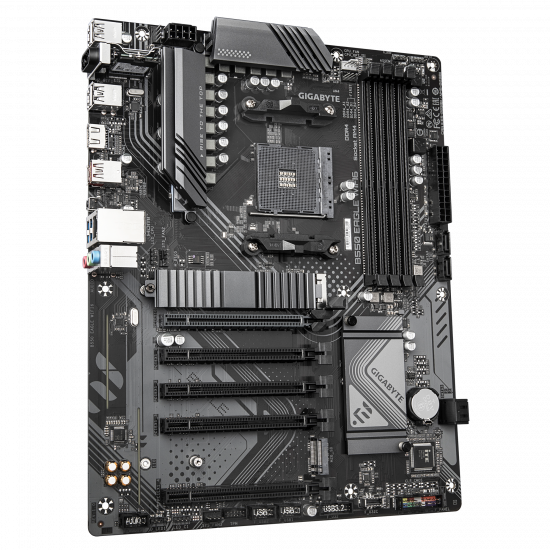 Gigabyte B550 EAGLE WIFI6 | Processor family AMD | Processor socket AM4 | DDR4 | Supported hard disk drive interfaces SATA, M.2 | Number of SATA connectors 4