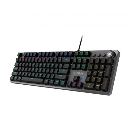 KEYBOARD GAMING BLACK US/FORGE GK310 RED MSI