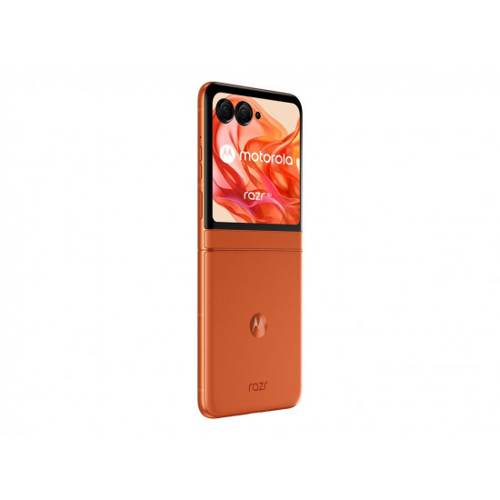 MOTOROLA Razr 50 XT2453-1 8GB 256GB 5G AI Dual Sim eSim 50mp pixel 4200mAh 3.6inch 6.9inch IP68 Android incl Keyh Cover Sprit Orange