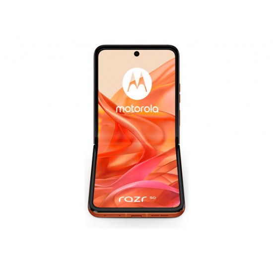 MOTOROLA Razr 50 XT2453-1 8GB 256GB 5G AI Dual Sim eSim 50mp pixel 4200mAh 3.6inch 6.9inch IP68 Android incl Keyh Cover Sprit Orange