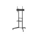 DIGITUS TV Cart with shelf 37-70inch black