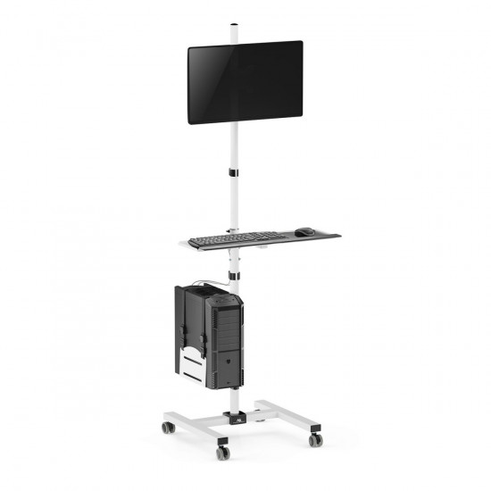 CPU monitor cart stand on wheels, MC-793 W