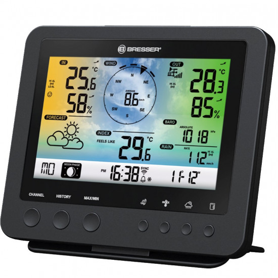 Bresser Optics 7002580 digital weather station Black AC Wi-Fi