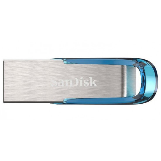 SanDisk Ultra Flair USB flash drive 64 GB USB Type-A 3.2 Gen 1 (3.1 Gen 1) Blue, Silver