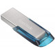 SanDisk Ultra Flair USB flash drive 64 GB USB Type-A 3.2 Gen 1 (3.1 Gen 1) Blue, Silver