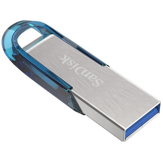 SanDisk Ultra Flair USB flash drive 64 GB USB Type-A 3.2 Gen 1 (3.1 Gen 1) Blue, Silver