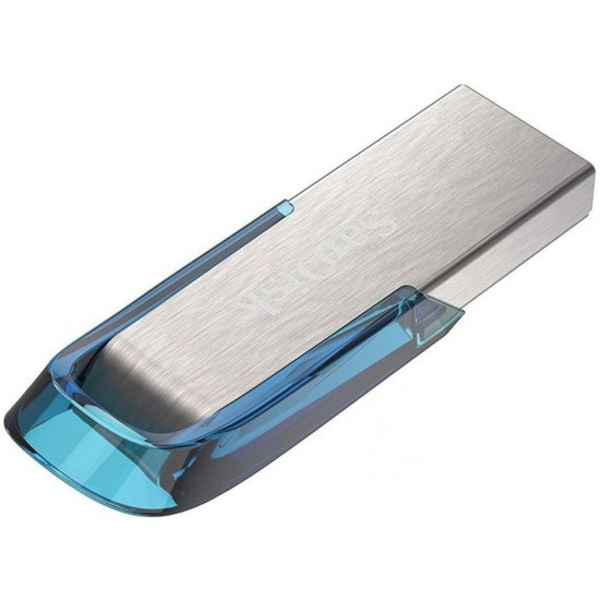 SanDisk Ultra Flair USB flash drive 64 GB USB Type-A 3.2 Gen 1 (3.1 Gen 1) Blue, Silver