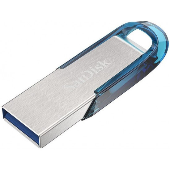 SanDisk Ultra Flair USB flash drive 64 GB USB Type-A 3.2 Gen 1 (3.1 Gen 1) Blue, Silver