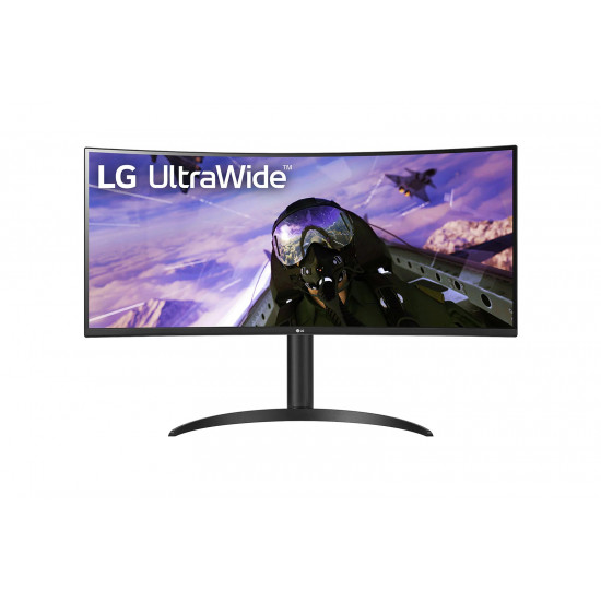 LG | Curved UltraWide Monitor | 34WP65CP-B | 34  | VA | QHD | 21:9 | 160 Hz | 5 ms | 3440 x 1440 | 300 cd/m² | HDMI ports quantity 2 | Black