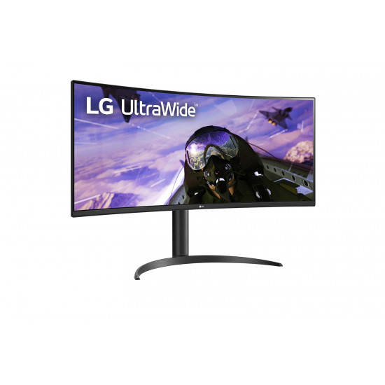 LG | Curved UltraWide Monitor | 34WP65CP-B | 34  | VA | QHD | 21:9 | 160 Hz | 5 ms | 3440 x 1440 | 300 cd/m² | HDMI ports quantity 2 | Black