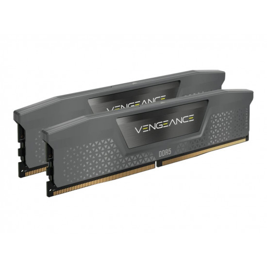 CORSAIR VENGEANCE 32GB 2x16GB DDR5 6000MT/s DIMM Unbuffered 30-36-36-76 Std PMIC AMD EXPO Grey Heatspreader Black PCB 1.4V