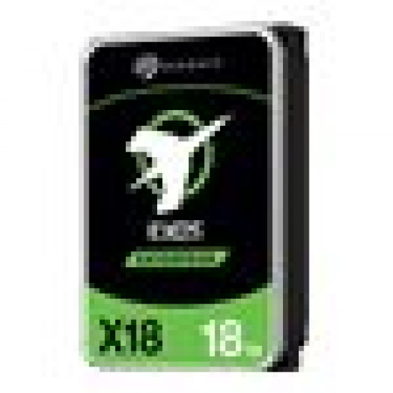 SEAGATE Exos X18 16TB HDD SATA 6Gb/s 7200RPM 256MB cache 3.5inch 24x7 SED 512e/4KN BLK