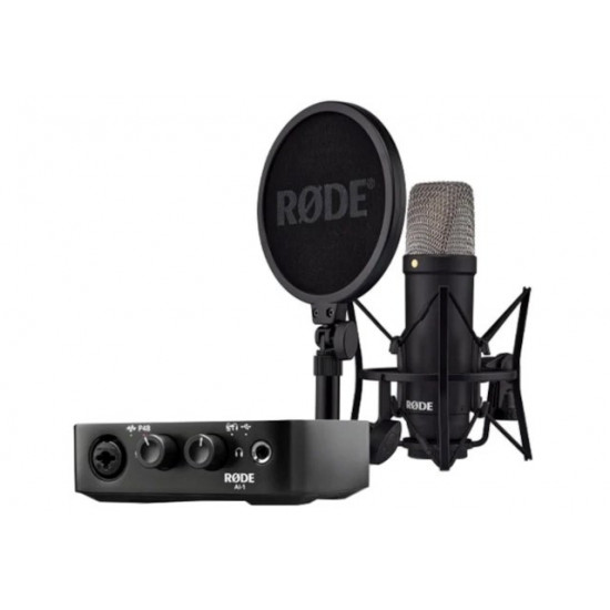 RØDE NT1 Signature Black + AI-1 Studio Kit MK2 - complete studio set