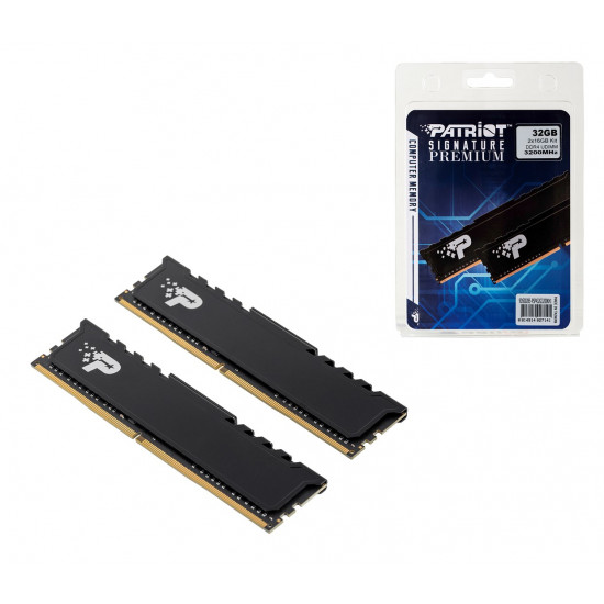 Patriot Memory Signature Premium PSP432G3200KH1 memory module 32 GB 2 x 16 GB DDR4 3200 MHz