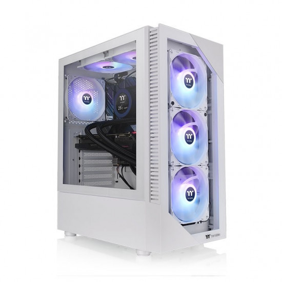 Thermaltake View 200 TG Snow ARGB Midi Tower White