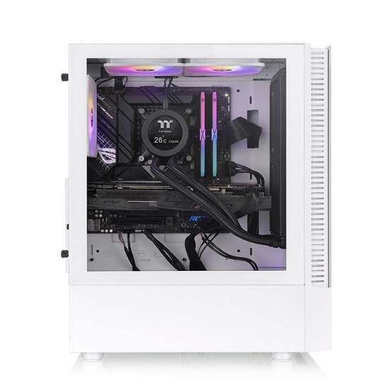 Thermaltake View 200 TG Snow ARGB Midi Tower White