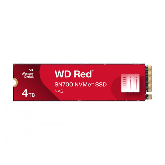 WD Red SSD SN700 NVMe 4TB M.2 2280 PCIe Gen3 8Gb/s internal drive for NAS devices