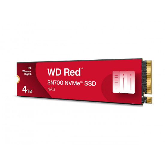 WD Red SSD SN700 NVMe 4TB M.2 2280 PCIe Gen3 8Gb/s internal drive for NAS devices