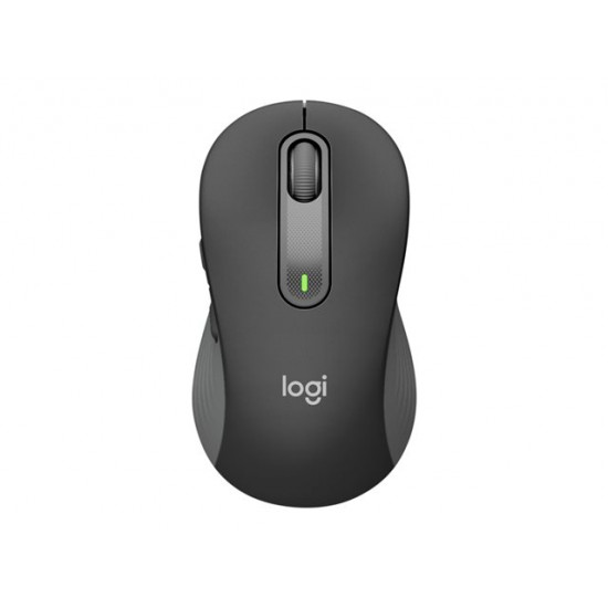 LOGITECH Signature M650 Mouse optical 5 buttons wireless Bluetooth 2.4 GHz Bolt USB receiver graphite