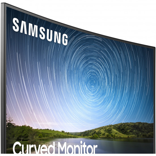 81,3cm/32 (1920x1080) Samsung C32R500FHP Curved 16:9 4ms HDMI VGA VESA Full HD Dark Grey/Blue