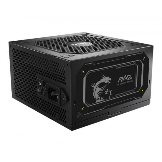 Power Supply|MSI|MAG A850GL PCIE5 II|850 Watts|Efficiency 80 PLUS GOLD|PFC Active|MAGA850GLPCIE5II