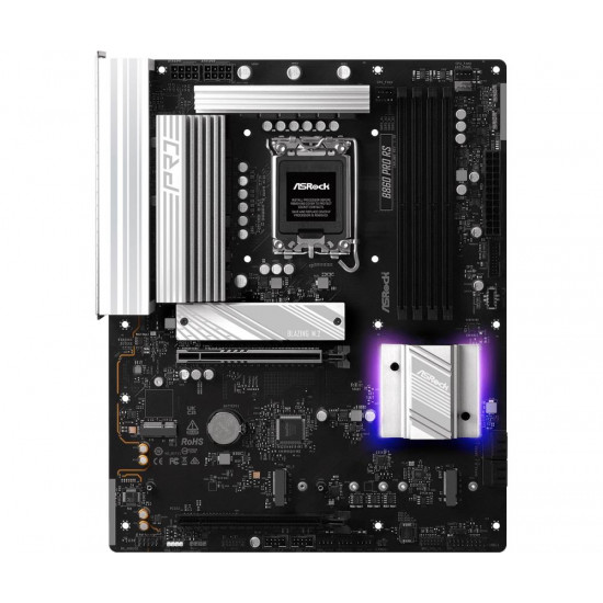 Mainboard|ASROCK|Intel B860 Express|LGA1851|ATX|Memory DDR5|Memory slots 4|1xPCI-Express 4.0 16x|1xPCI-Express 5.0 16x|1xM.2|1xHDMI|1xDisplayPort|1xAudio-In|1xAudio-Out|1xMicrophone|2xUSB 2.0|6xUSB 3.2|1xUSB-C|1xRJ45|B860PRORS