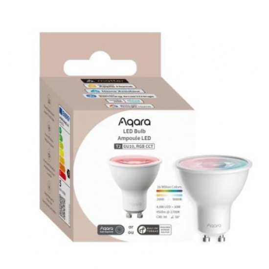 Smart Light Bulb|AQARA|Power consumption 4.9 Watts|Luminous flux 450 Lumen|6500 K|Bluetooth/ZigBee|LB-L03D