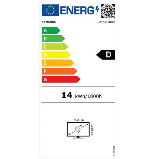 LCD Monitor|SAMSUNG|S24A336NHU|24|Panel VA|1920x1080|16:9|60Hz|5 ms|Colour Black|LS24A336NHUXEN