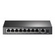 TP-LINK | Switch | TL-SF1009P | Unmanaged | Desktop | 10/100 Mbps (RJ-45) ports quantity 9 | PoE+ ports quantity 8 | Power supply type External