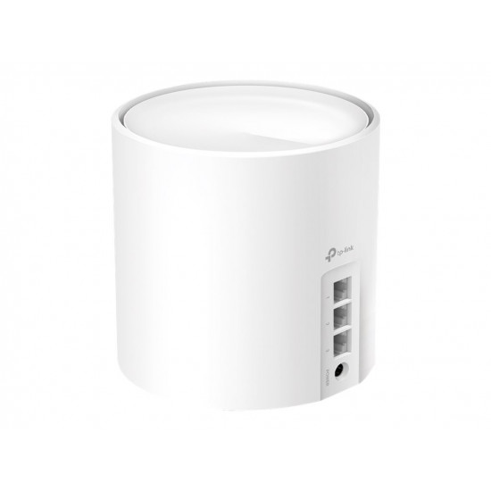 Whole Home Mesh Wi-Fi 6 System | Deco X50 (2-pack) | 802.11ax | 574+2402 Mbit/s | Ethernet LAN (RJ-45) ports 3 | Mesh Support Yes | MU-MiMO Yes | No mobile broadband | Antenna type Internal