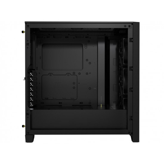 Corsair | Tempered Glass PC Case | iCUE 4000D RGB AIRFLOW | Side window | Black | Mid-Tower | Power supply included No