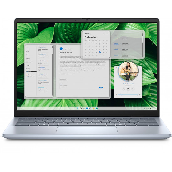 Dell Inspiron 14 5445 | Ice Blue | 14  | WVA | FHD+ | 1920 x 1200 pixels | Anti-glare | AMD Ryzen 5 | 8540U | 16 GB | DDR5 | Solid-state drive capacity 1000 GB | AMD Radeon Graphics | Windows 11 Home | 802.11ax | Keyboard language English | Keyboard backlit | Warranty 36 month(s)