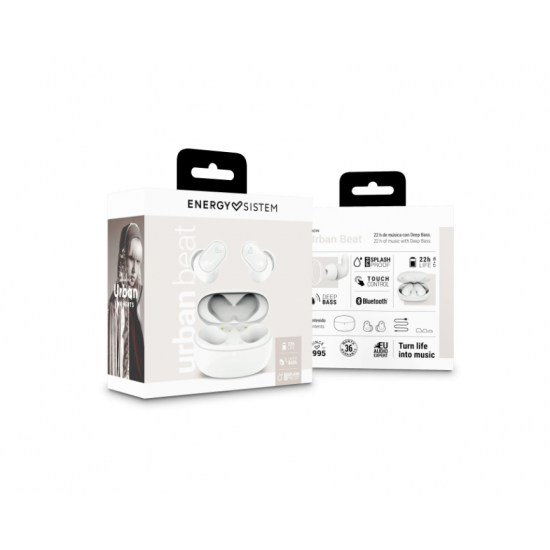 Energy Sistem | Earphones | Urban Beat | Wireless | In-ear | Microphone | Wireless | White