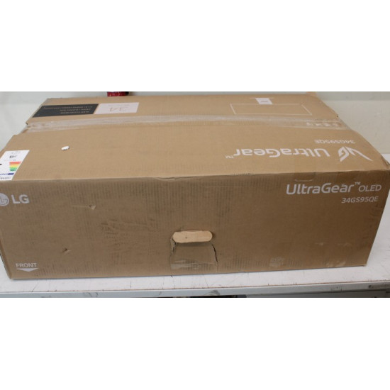 SALE OUT. LG 34GS95QE-B 34UltraGear OLED,21:9, 3440x1440, 275cd/m2, 0.03s/ HDMI, DisplayPort, USB  DAMAGED PACKAGING | LG | Curved gaming monitor | 34GS95QE-B | 34  | OLED | Ultra-WQHD | 21:9 | 240 Hz | 0.03 ms | 3440 x 1440 pixels | 275 cd/m² | HDMI ports quantity 1 | Black | Warranty 24 month(s) | DAMAGED PACKAGING