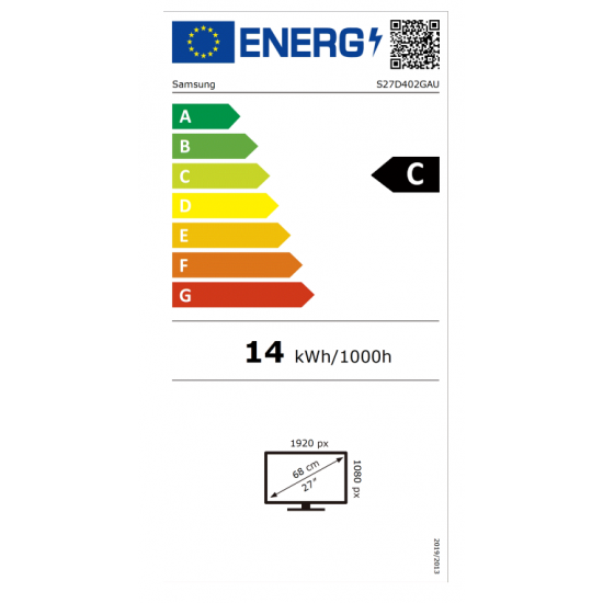 Samsung LS27D402GAUXEN | 27  | IPS | 16:9 | 100 Hz | 5 ms | 1920 x 1080 pixels | 250 cd/m² | HDMI ports quantity 2 | Black