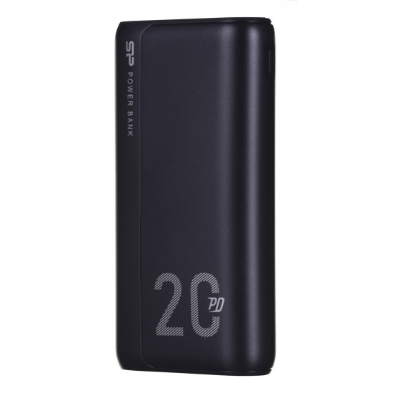 SILICON POWER QS15 Powerbank External battery 20000 mAh 2x USB QC 3.0 1x USB-C PD (SP20KMAPBKQS150K) Black